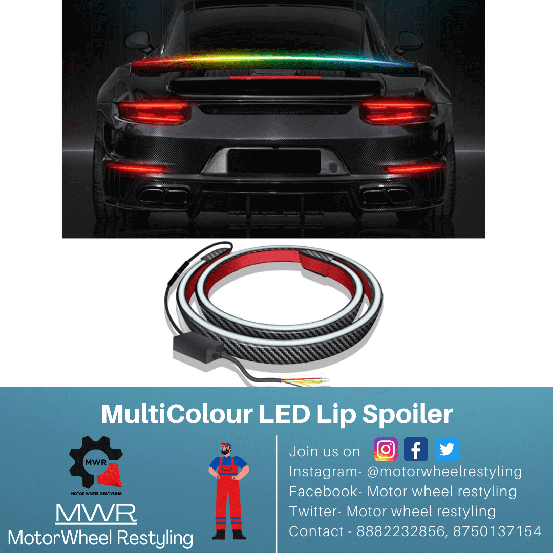 MWR multicolor LED lip spoiler