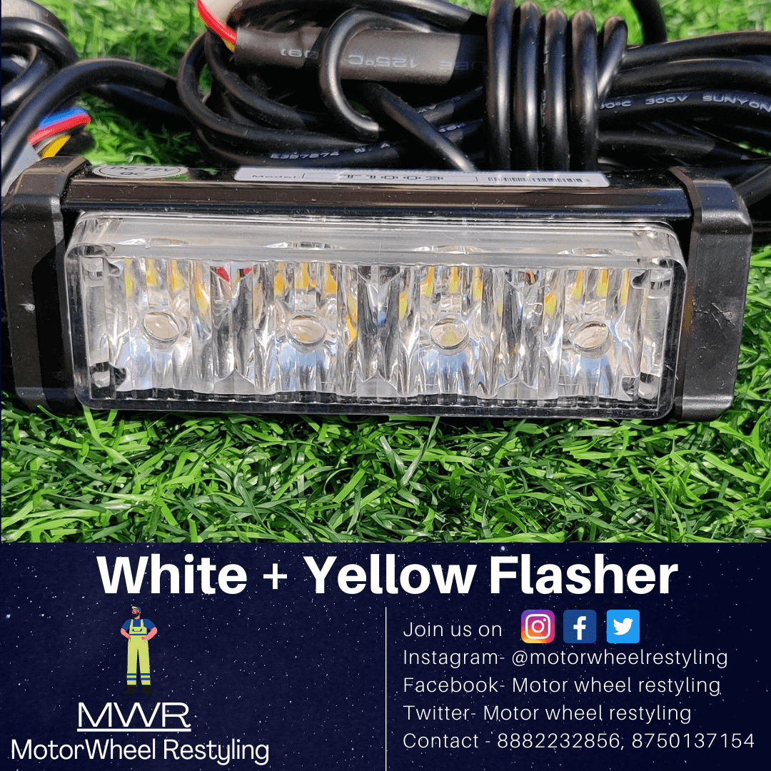 MWR White + Yellow Flasher
