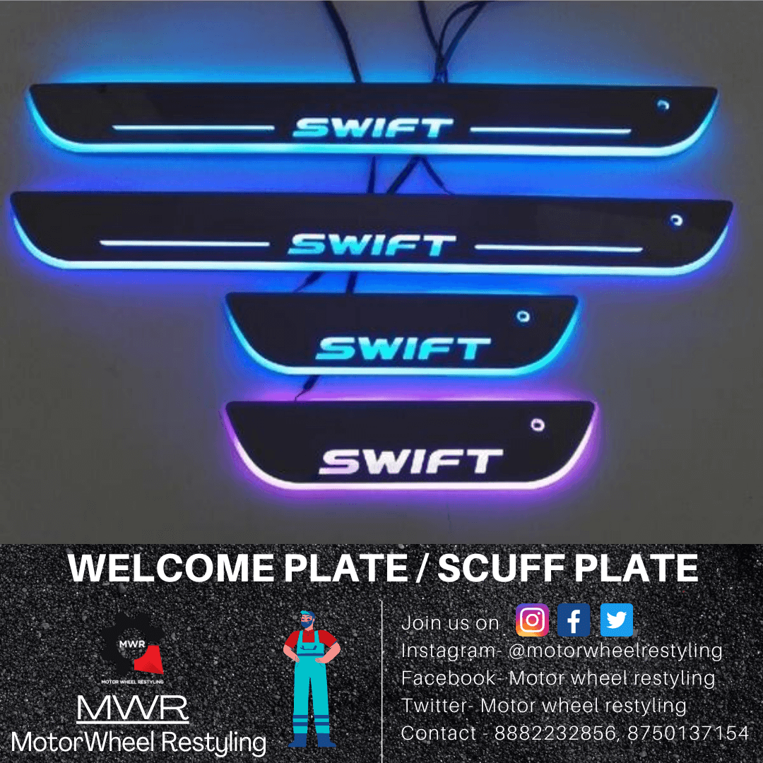 MWR swift welcome plate
