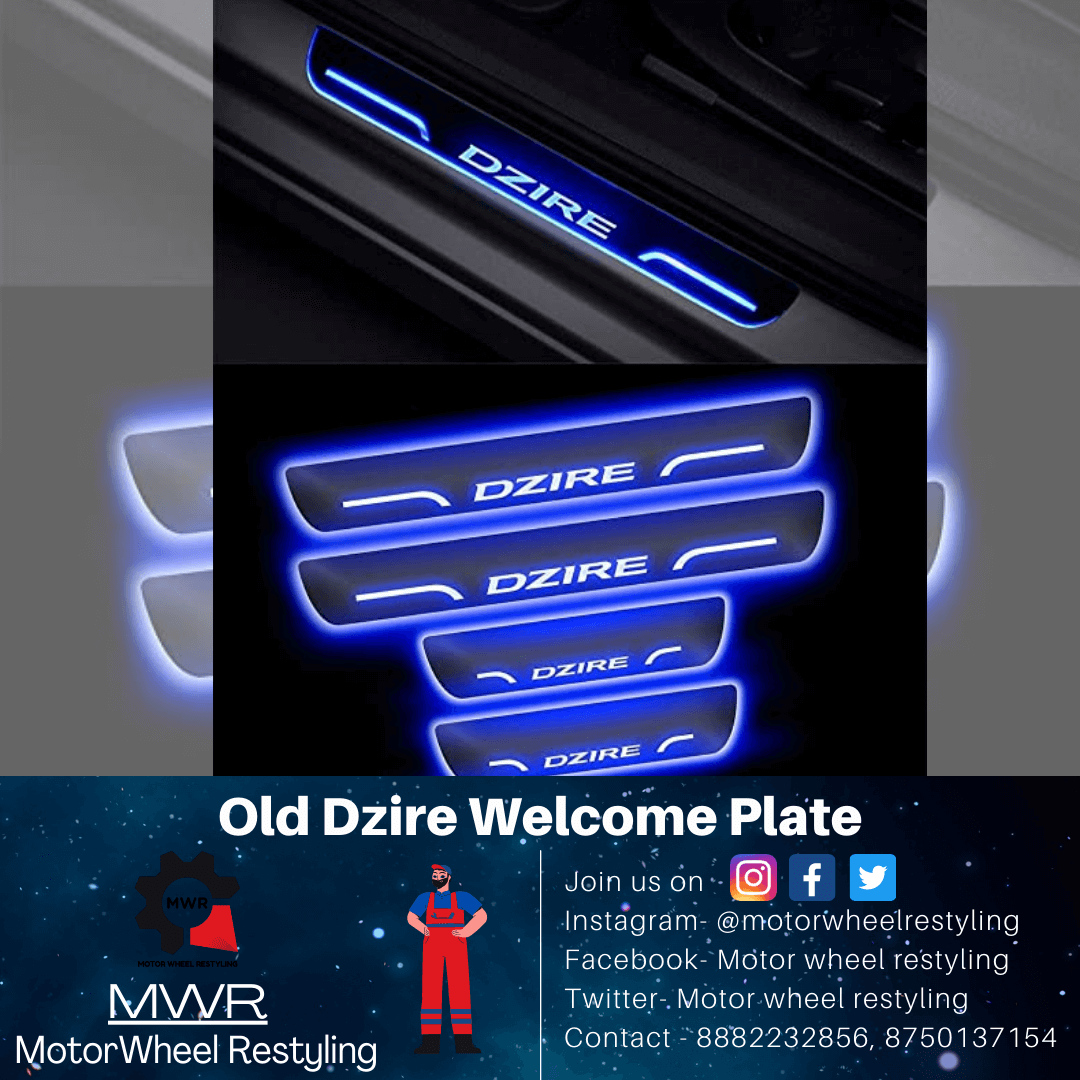 Maruti Suzuki Old Dzire Welcome Plate