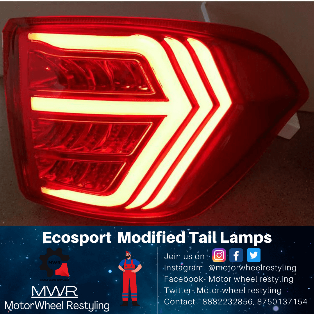 Ecosport AUDI A7 Style LED Modified Tail Lamps