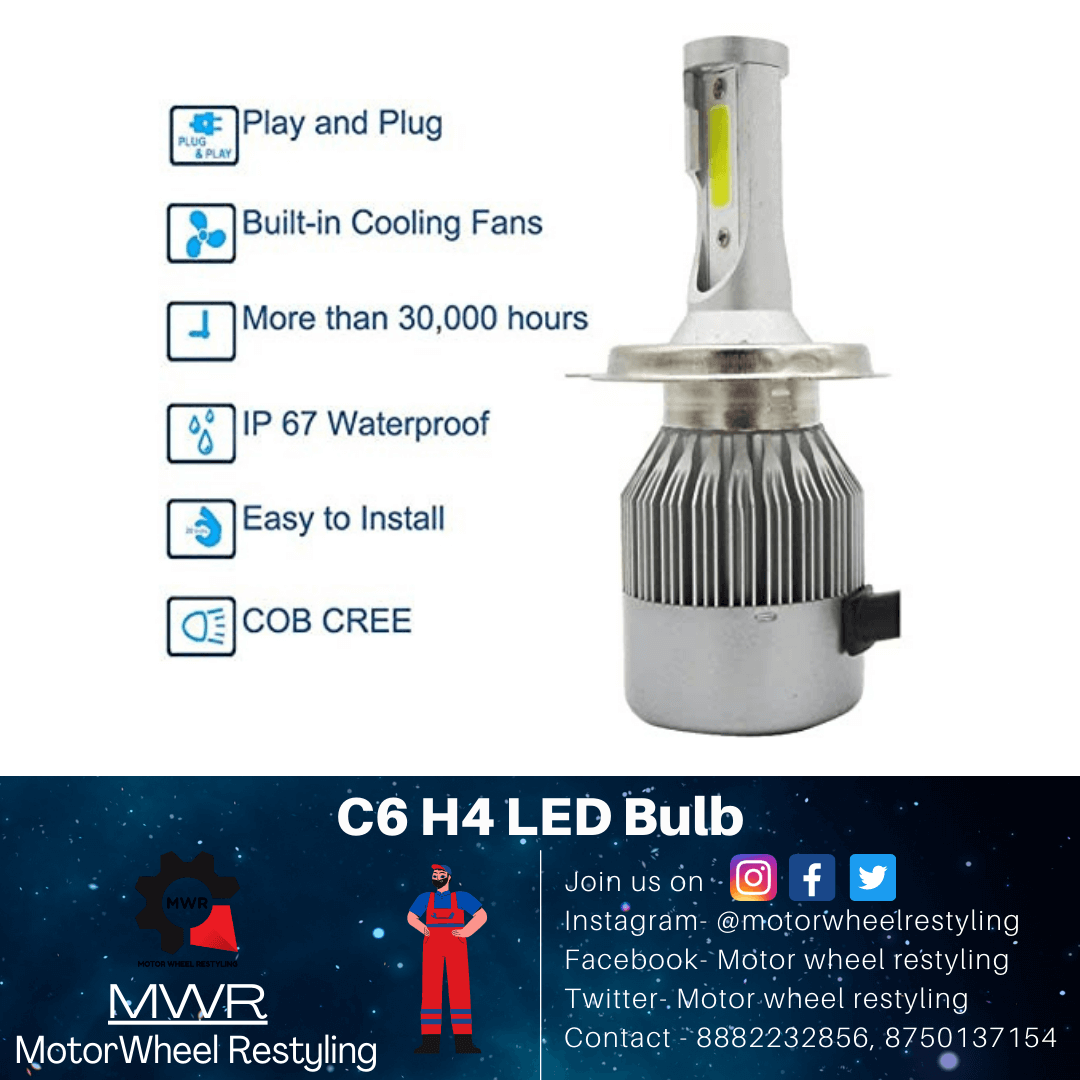 C6 H4 LED Bulb