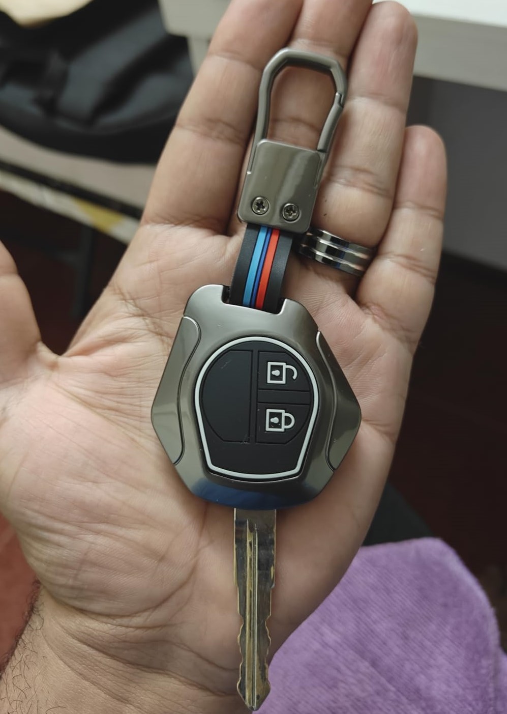 Suzuki metal key cover