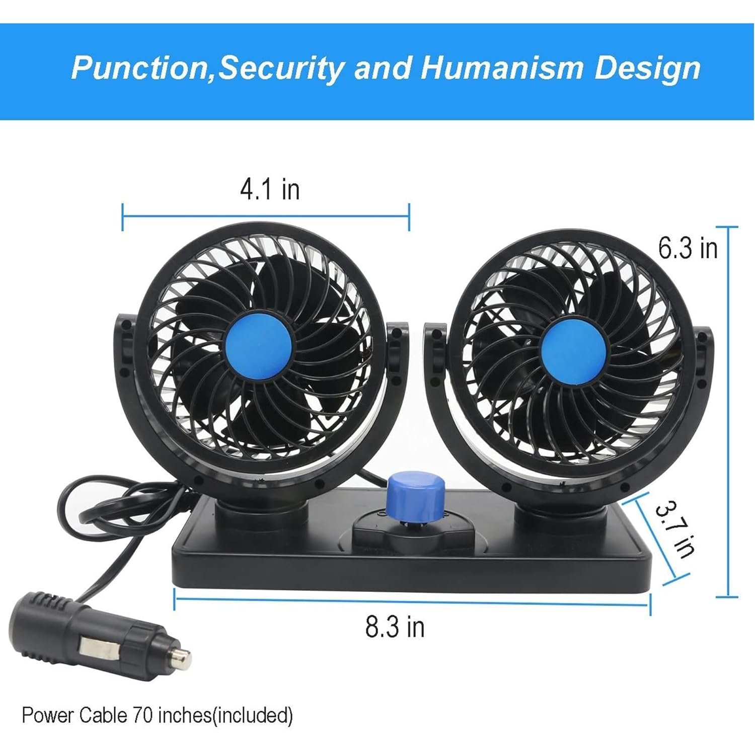 Mitchell Car Double Fan - MWR