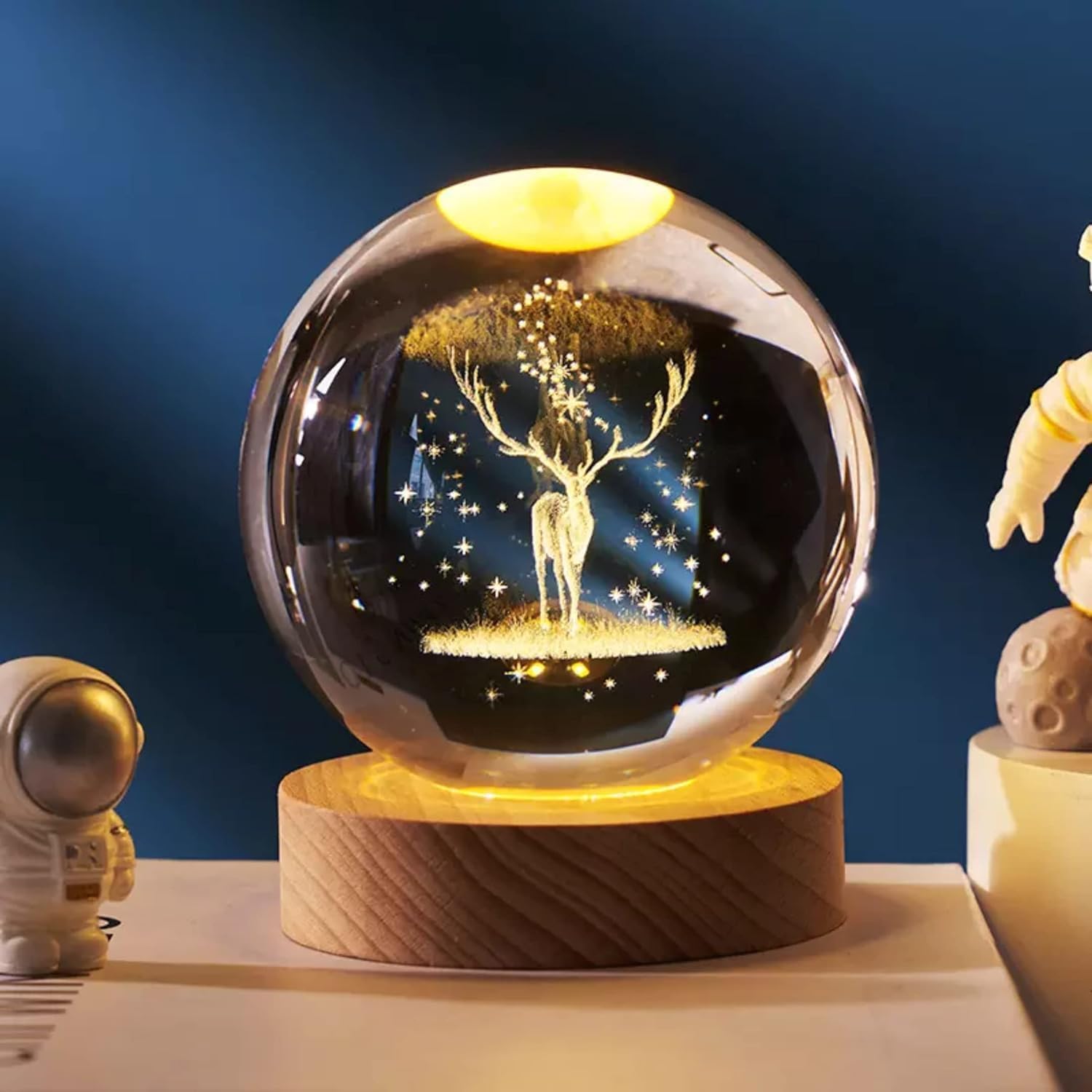 Solar System Crystal Ball Night Lamp