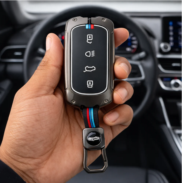 Tata Curvv Metal Key Cover